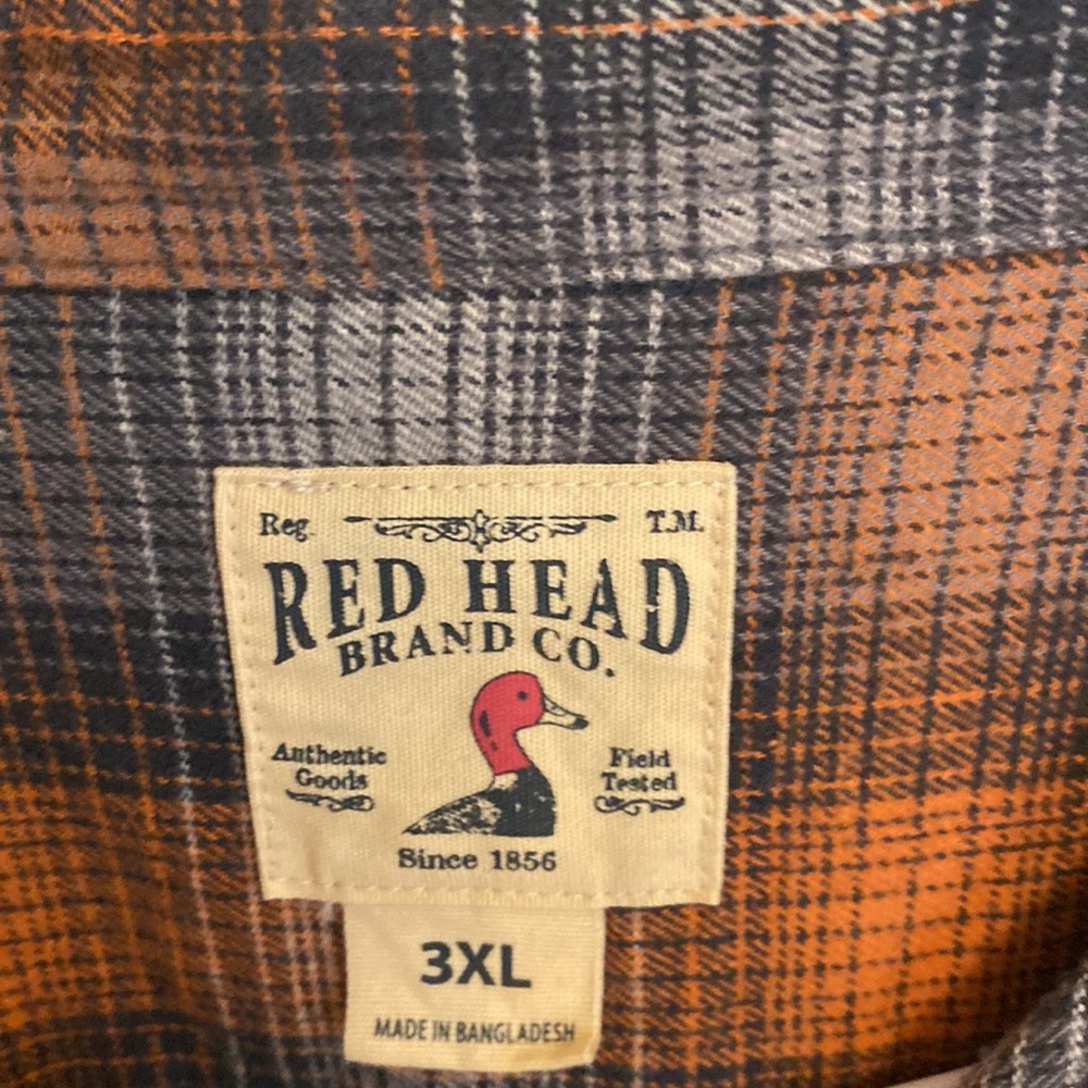 Red head LS flannel - Picture 2 of 3